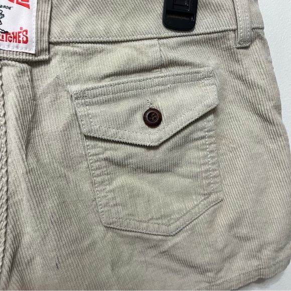 Birdwell Beach Britches Women’s Classic Corduroy Shorts Stone Beige Size 4 - Picture 10 of 12